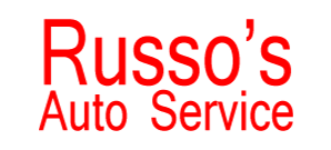 The image features a logo for  Russo s Auto Service .